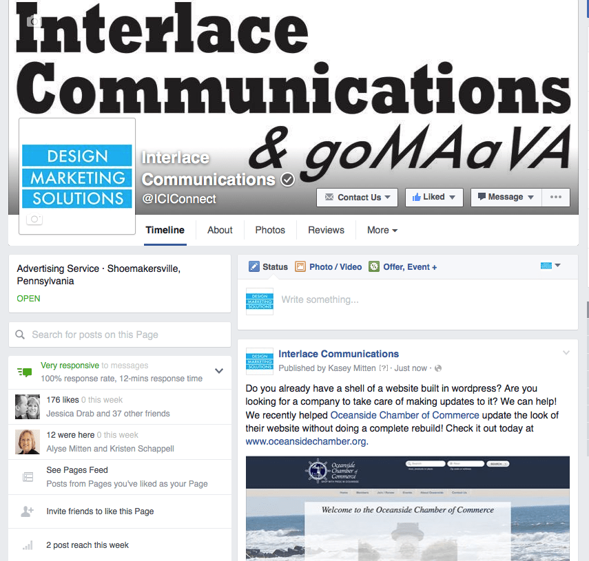 No Facebook Page for your business? Are you behind the curve?