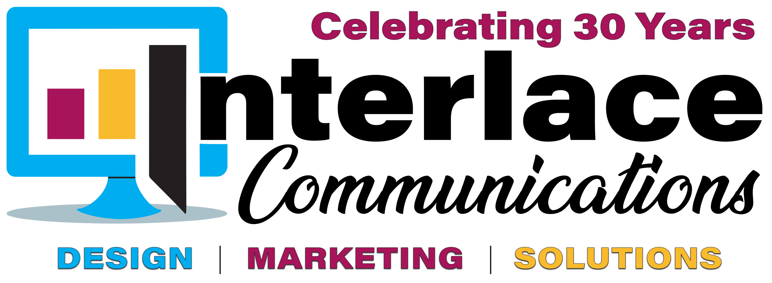 interlace communications, celebrating 30 years, design, marketing, solutions